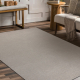 Alfombra de lana TEXTURA 488.16.LA110 OSTA - Pauta, geométrico estructural gris / beige
