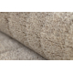 Alfombra de lana TEXTURA 488.16.LA110 OSTA - Pauta, geométrico estructural gris / beige