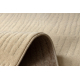 Wollteppich TEXTURA 488.14.LA100 OSTA - Linien strukturell creme