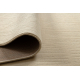 Wollteppich TEXTURA 488.14.LA100 OSTA - Linien strukturell creme