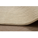 Tapis en laine TEXTURA 488.14.LA100 OSTA - Lignes structurel crème