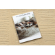 Tapis en laine TEXTURA 488.14.LA100 OSTA - Lignes structurel crème