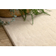 Tapis en laine TEXTURA 488.15.LA100 OSTA - Lignes structurel crème