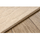 Tapis en laine TEXTURA 488.15.LA100 OSTA - Lignes structurel crème