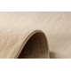Tapis en laine TEXTURA 488.15.LA100 OSTA - Lignes structurel crème