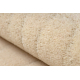 Tapis en laine TEXTURA 488.15.LA100 OSTA - Lignes structurel crème