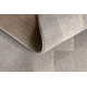 Tapis en laine TEXTURA 488.17.LA110 OSTA - Géométrique structurel gris / beige