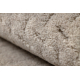 Tappeto in lana TEXTURA 488.21.LA110 OSTA - Linee, geometrica strutturale grigio / beige
