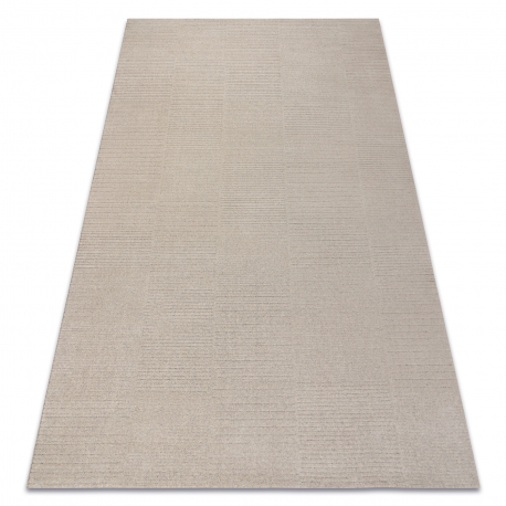 Covor de lana TEXTURA 488.22.LA110 OSTA - Linii, geometrică structural gri / bej