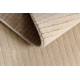 Tappeto in lana TEXTURA 488.23.LA100 OSTA - Linee, geometrica strutturale crema