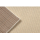 Tappeto in lana TEXTURA 488.23.LA100 OSTA - Linee, geometrica strutturale crema