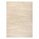 Vilnonis kilimas TEXTURA 488.23.LA101 OSTA - Linijos geometrinis, struktūrinis pilka / krem