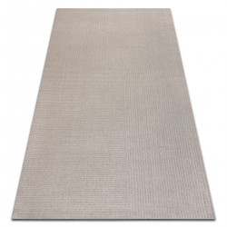 Ullmatta TEXTURA 488.23.LA110 OSTA - Linjer, geometrisk strukturell grå / beige