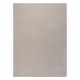 Вовняний килим TEXTURA 488.24.LA110 OSTA - Лінії, структурний сірий / бежевий