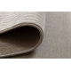 Gyapjúszőnyeg TEXTURA 488.716.LA110 OSTA - Lines, geometrikus szerkezeti szürke / bézs