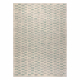 Alfombra de lana TEXTURA 001.01.LA601 OSTA - Geométrico estructural crema / verde