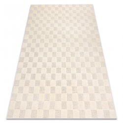 DUNE 2838 Teppich creme – Geometrisch, Schachbrett, Struktur