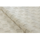 Tappeto DUNE 2838 crema – geometrico, scacchiera, struttura