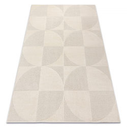 DUNE 2900 cream carpet – Geometric, circles, structural