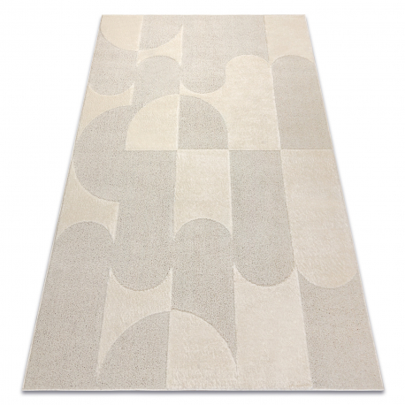 DUNE 2933 vaip kreem – ​​Geomeetriline, struktuur