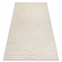 DUNE 2507 cream carpet – Geometric, lines, structural