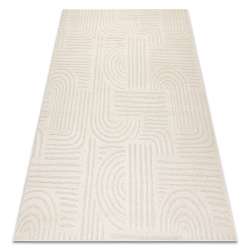 DUNE 2687 Teppich creme – Geometrisch, Linien, Struktur