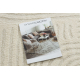 DUNE 2687 vaip kreem – ​​geomeetriline, jooned, struktuur