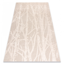 DUNE 2526 beige matto – Puu, oksat kuvioitu