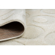 DUNE 2552 vloerkleed crème – Pauwenpatroon, structuur