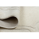 DUNE 2879 SHAPE matta kräm – Ram, struktur, oregelbunden form