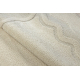 DUNE 2879 SHAPE тепих крем – оквир, структура, неправилни облик