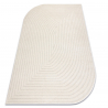 Dywan DUNE 8051 SHAPE krem - Geometryczny, linie, strukturalny, nieregularny kształt