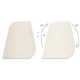 DUNE 8051 SHAPE cream carpet – Geometric, lines, structural, irregular 