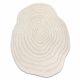 Dywan DUNE 8070 SHAPE krem - Linie, strukturalny, nieregularny kształt