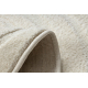 DUNE 8070 SHAPE tæppe creme – Linjer, struktur, uregelmæssig form