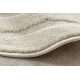 DUNE 8070 SHAPE tæppe creme – Linjer, struktur, uregelmæssig form