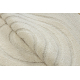 DUNE 8070 SHAPE tæppe creme – Linjer, struktur, uregelmæssig form