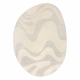 Dywan DUNE 8083 SHAPE krem - Abstrakcja, strukturalny, nieregularny kształt