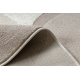 DUNE 8085 SHAPE tæppe creme / beige – Abstraktion, struktur, uregelmæssig form