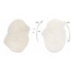 DUNE 8058 SHAPE matta kräm – Trunk, struktur, oregelbunden form