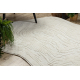 DUNE 8058 SHAPE vloerkleed crème – Kofferbak, structuur, onregelmatige vorm
