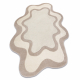 DUNE 8086 SHAPE matta kräm / beige – Abstraktion, struktur, oregelbunden form