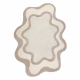DUNE 8086 SHAPE matta kräm / beige – Abstraktion, struktur, oregelbunden form