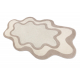 DUNE 8086 SHAPE matta kräm / beige – Abstraktion, struktur, oregelbunden form