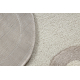 DUNE 8086 SHAPE tæppe creme / beige – Abstraktion, struktur, uregelmæssig form