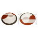 DUNE 8088 cream / terracotta circle carpet – Geometric, structural