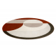 DUNE 8088 tæppe hjul creme / terracotta – geometrisk, struktur
