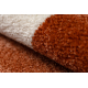 DUNE 8088 cream / terracotta circle carpet – Geometric, structural