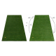 Tapis en laine GABBEH LOOM vert - TISSÉ MAIN épais