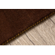 Vlněný koberec GABBEH LOOM hnědá - RUČNĚ TKANÝ tlustý